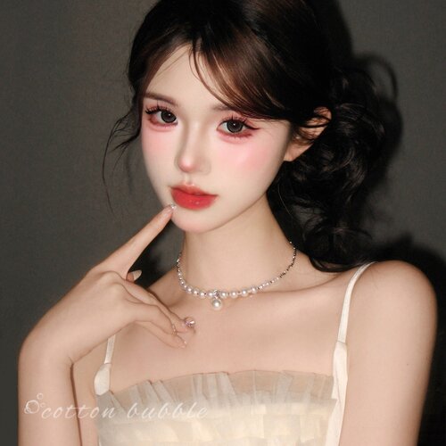 白月光珍珠项链配饰女轻奢小众高级感颈链配裙子复古晚礼服锁骨链 - 图3