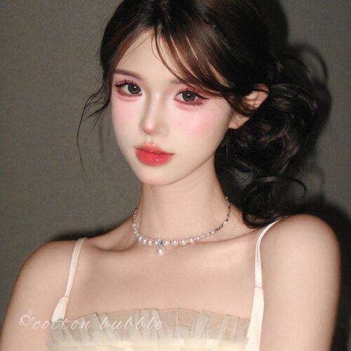 白月光珍珠项链配饰女轻奢小众高级感颈链配裙子复古晚礼服锁骨链 - 图2