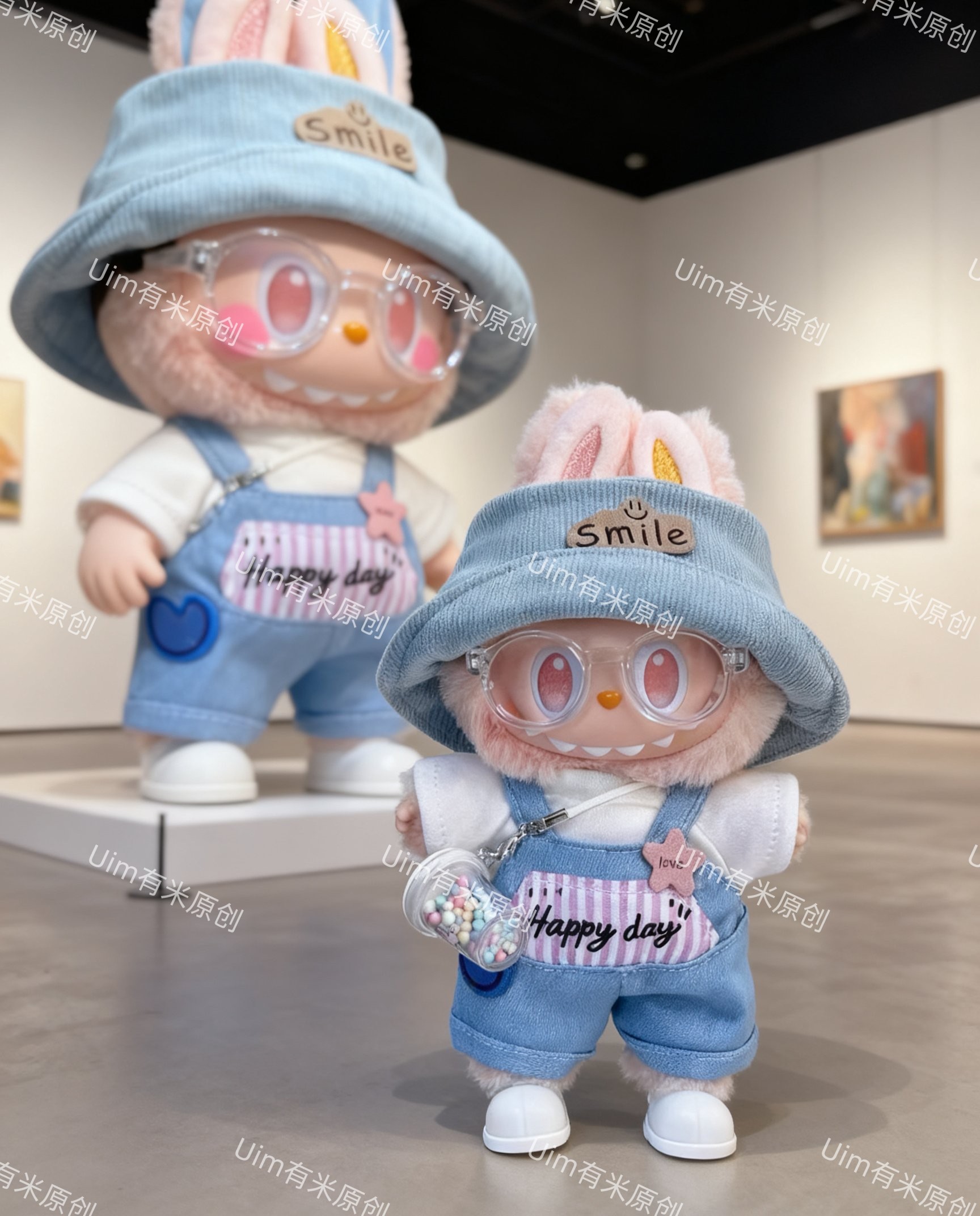 拉布布小玩偶labubu公仔盲盒马卡龙娃衣斯比娃衣套装挂件礼物钥扣,淘宝优惠券,粉丝福利购,淘宝优惠卷