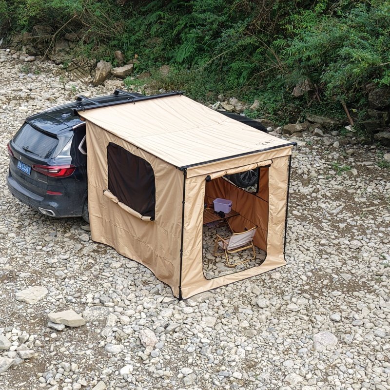 灵野车边天幕布房子侧边帐车顶侧边天幕SUV户外汽车车边帐围布,淘宝优惠券,粉丝福利购,淘宝优惠卷