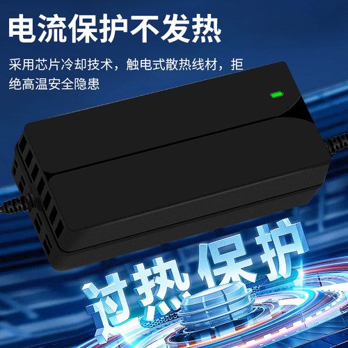 24V锂电池充电器29.4V24伏3A4A5A2A三元7串10A电瓶专用电动滑板车 - 图1