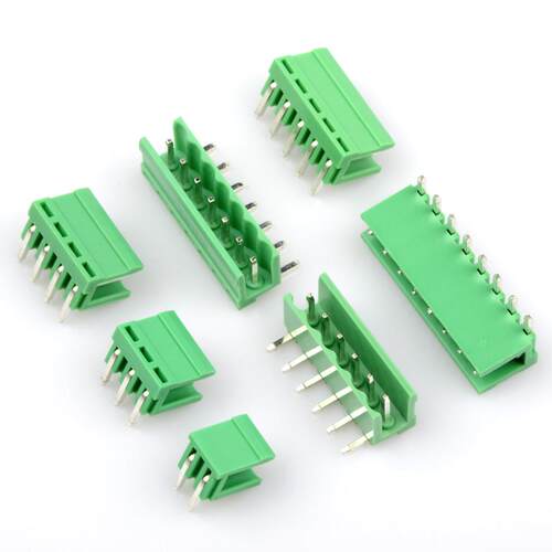 弯针插座 HT396R 2P/3P/4P/5678910P 间距3.96MM 适用HT396K插头 - 图0