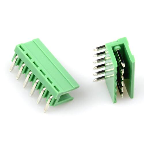 弯针插座 HT396R 2P/3P/4P/5678910P 间距3.96MM 适用HT396K插头 - 图2