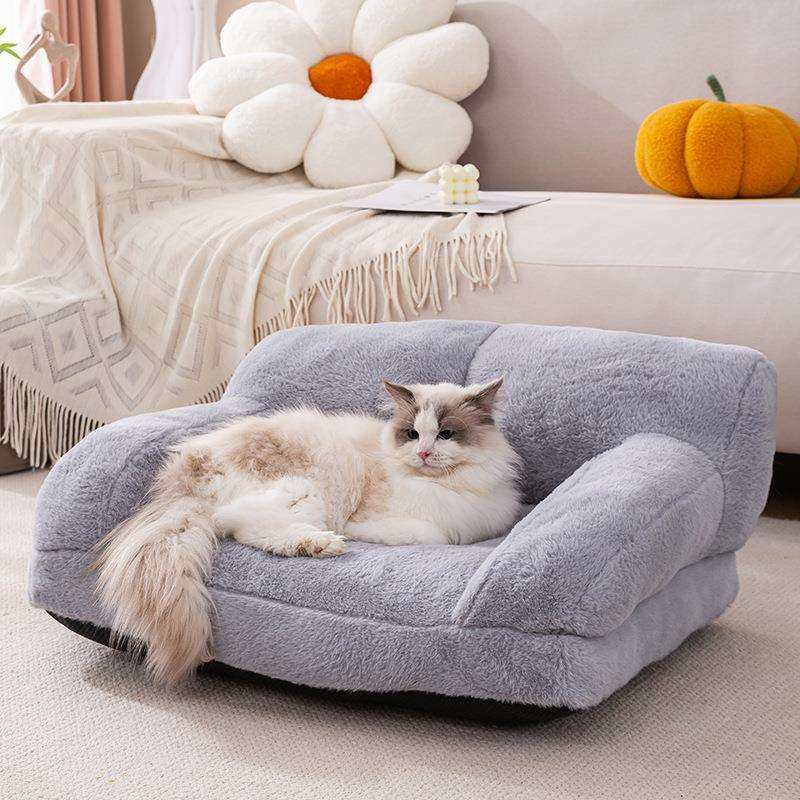 亚马逊爆款狗咪猫小兔绒沙发中小型127犬开敞式保暖加厚猫窝宠狗,淘宝优惠券,粉丝福利购,淘宝优惠卷