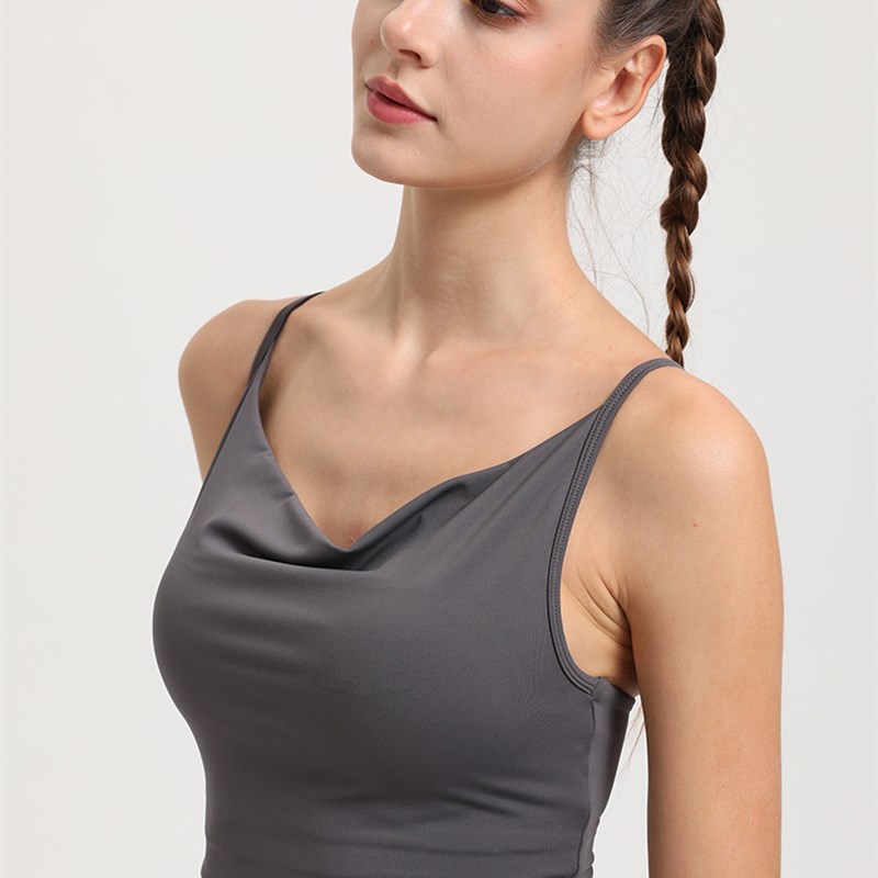 2024年新款运动内衣女外穿跑步瑜伽服美背N背心无钢圈文胸健身上 - 图1