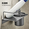 Bathroom toilet brush holder 304 stainless steel w glass wall-mounted cup base bathroom punch-free storage rack