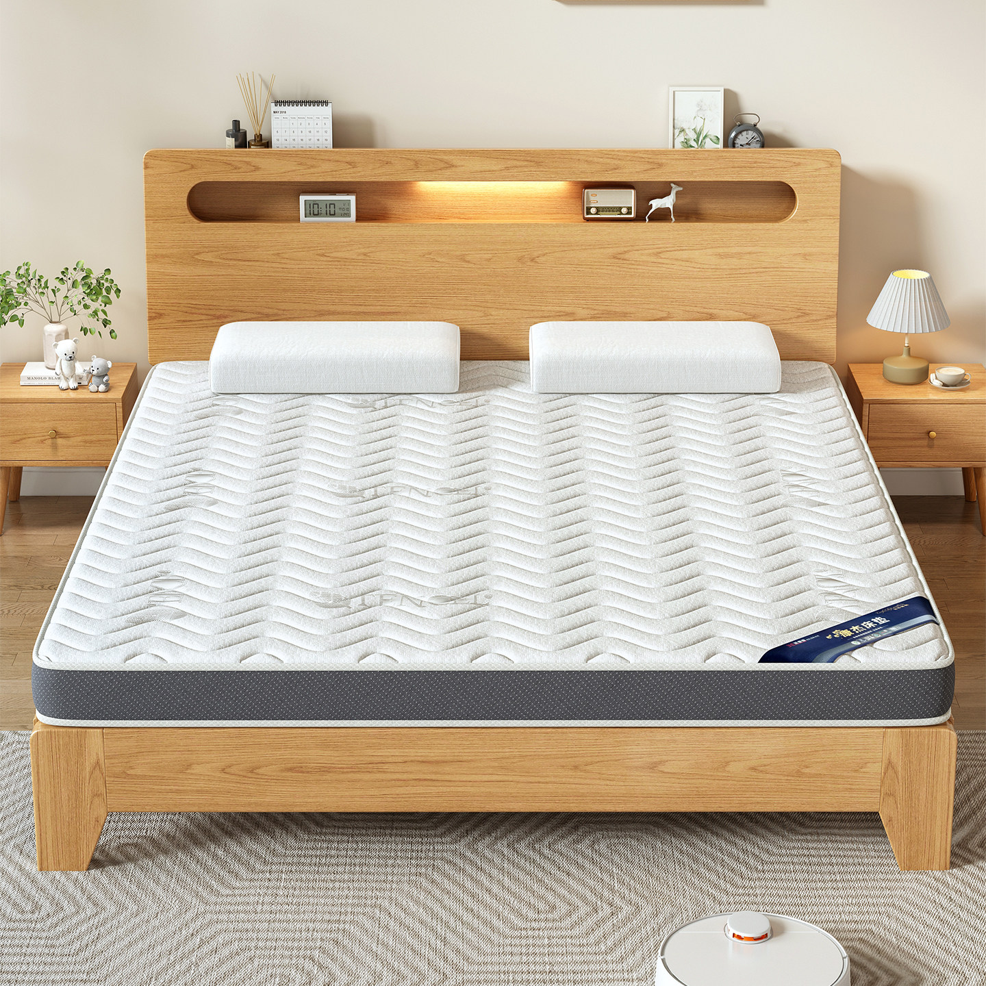 天然黄麻椰棕榈床垫硬垫子家用卧室护脊乳胶婴儿童棕垫可定制尺寸 - 图1