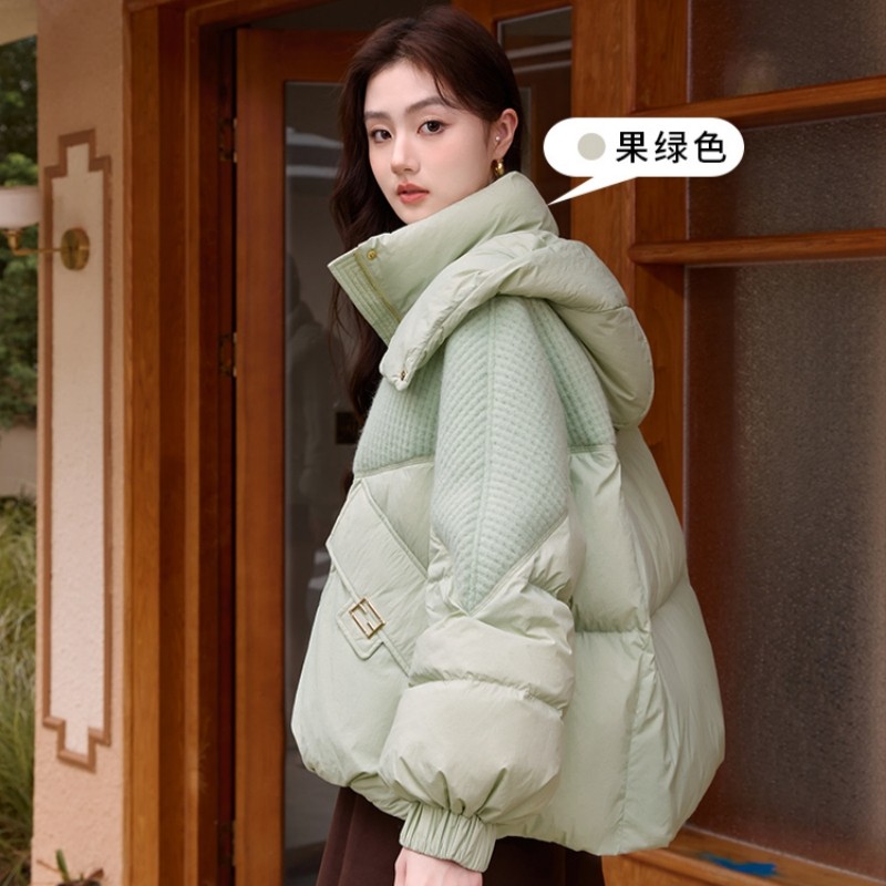 2025年新款女冬季韩版小个子棉服短款连帽宽松外套时尚加厚保暖棉,淘宝优惠券,粉丝福利购,淘宝优惠卷