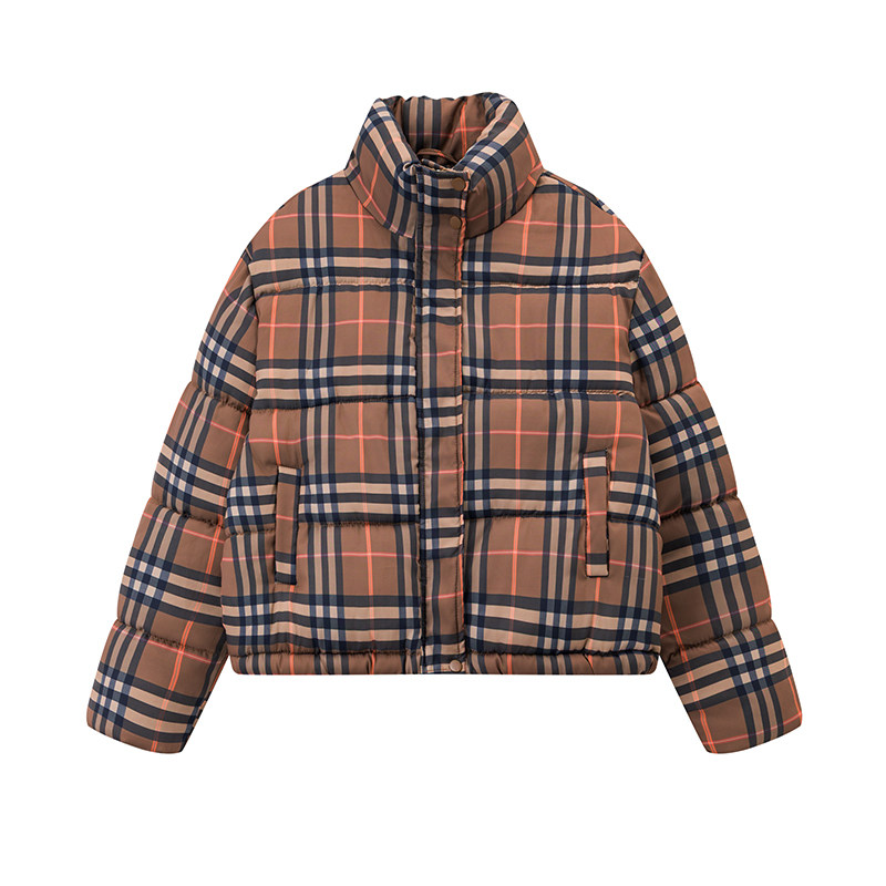 2025年冬季新款韩版格子小个子面包服时尚加厚保暖短款棉服女外套,淘宝优惠券,粉丝福利购,淘宝优惠卷