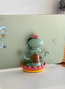 高颜值莲花底座平板架子桌面可爱创意摆件生日礼物七夕节送女生