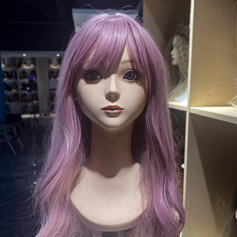 假发头模道具帽子架假人头饰品陈列展示架项链架人太模特头可插针 - 图2