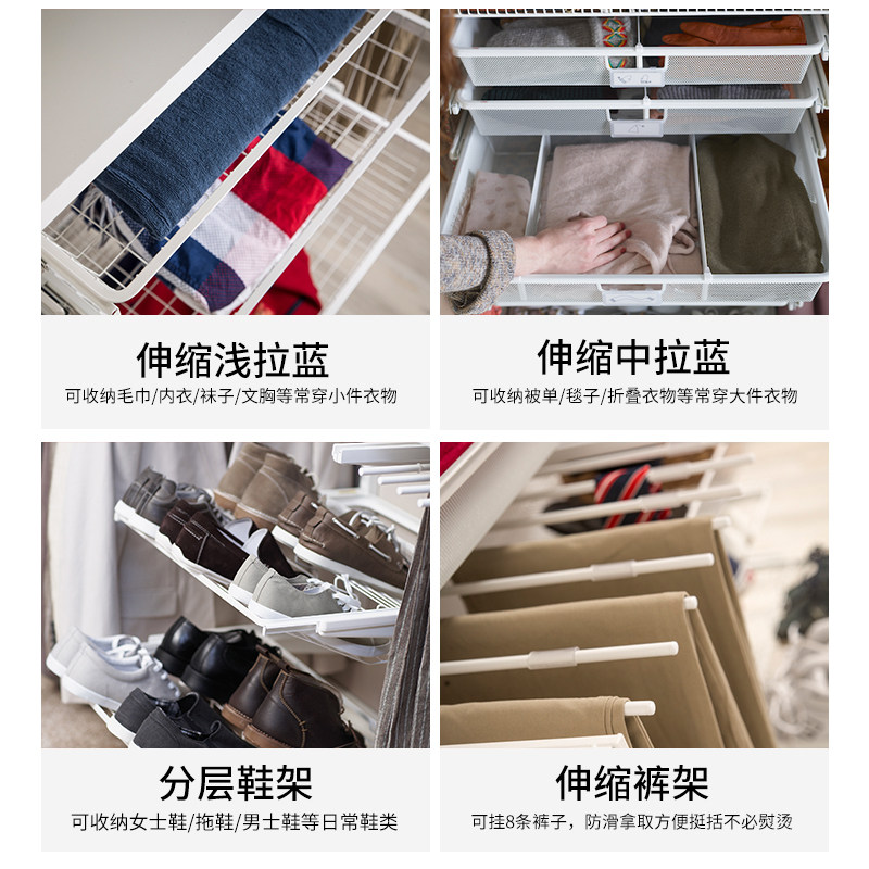 金属衣柜钢架结构衣帽间自制diy材料砌墙转角挂衣架衣柜框架配件,淘宝优惠券,粉丝福利购,淘宝优惠卷