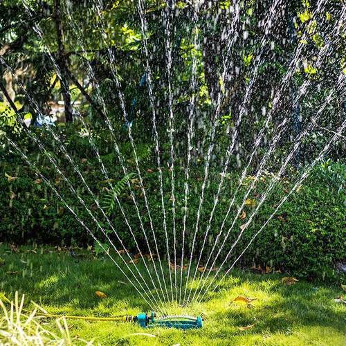 自动洒水器农用喷灌浇水360度旋转喷头浇菜水管喷水园林草坪灌溉 - 图2