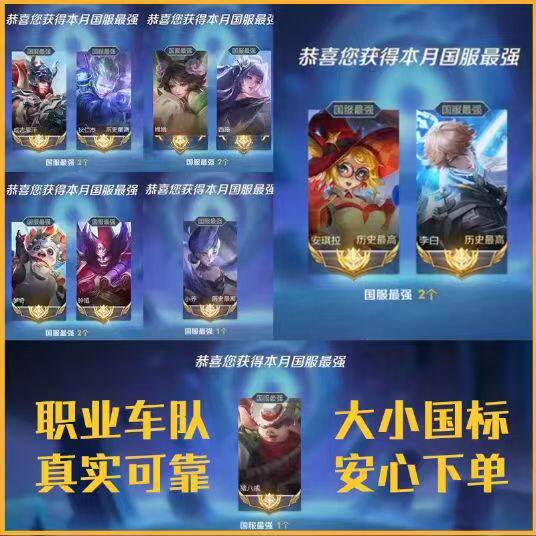 王者荣耀代练大小国标省标带练代打百星巅峰赛金标英雄战力小魔方