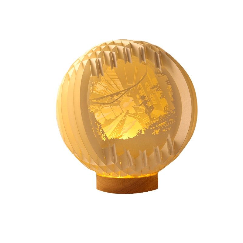 居也球形纸雕灯中国古风立体文创3diy手工材料包生日礼物桌面摆件,淘宝优惠券,粉丝福利购,淘宝优惠卷
