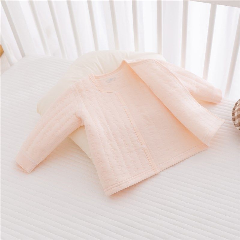 婴儿衣服分体套装a类纯棉男女宝宝保暖衣两件套薄棉衣春秋季内穿,淘宝优惠券,粉丝福利购,淘宝优惠卷