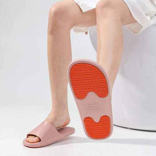 红豆孕妇拖鞋女款2025新款家居室内浴室防滑防臭eva中老年人凉拖-图3