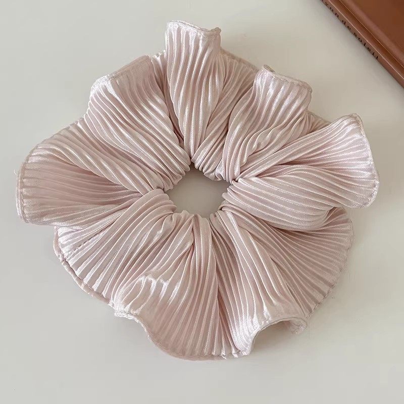 韩版简约褶皱大肠发圈女2026新款发绳高弹力耐用头绳高端皮套复古,淘宝优惠券,粉丝福利购,淘宝优惠卷