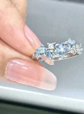 恋与深空沈星回星辰花戒 沈星回周边星辰花戒指 二次元戒指饰品