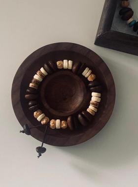 新中式百香籽【真】咖啡豆手链手串闺蜜手链小众复古设计复古设计