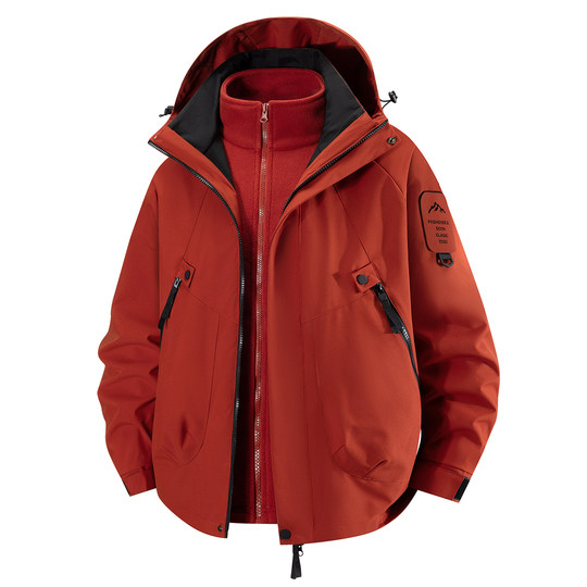 Men's and women's spring and autumn three-in-one jackets