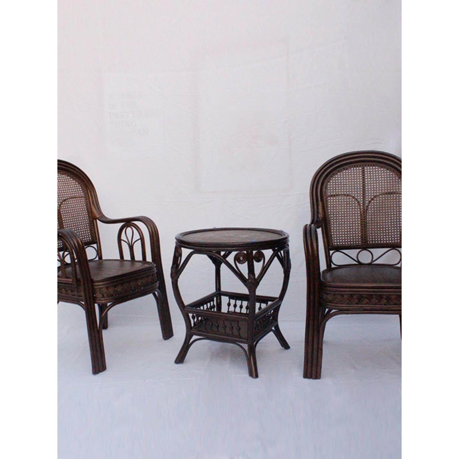 印尼真藤手编家用靠背椅阳台椅滕椅子藤编椅茶桌椅茶几组合扶手椅,淘宝优惠券,粉丝福利购,淘宝优惠卷