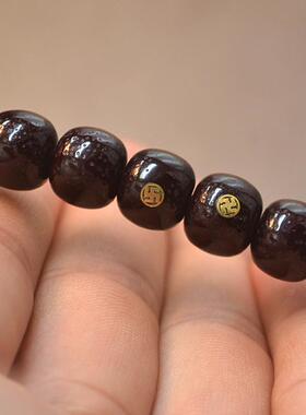 极速手串朱砂供星月菩提念珠w手链新春工艺10/9桶珠18颗手持