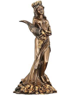 极速希腊财富女神l雕塑雕像开业礼品收银柜台装饰摆饰办公室幸运