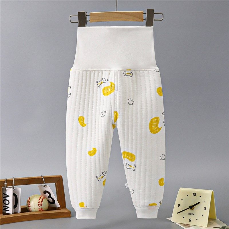 宝宝高腰裤婴儿加棉保暖护肚裤男女儿童两用档春秋冬夹棉打底秋裤,淘宝优惠券,粉丝福利购,淘宝优惠卷