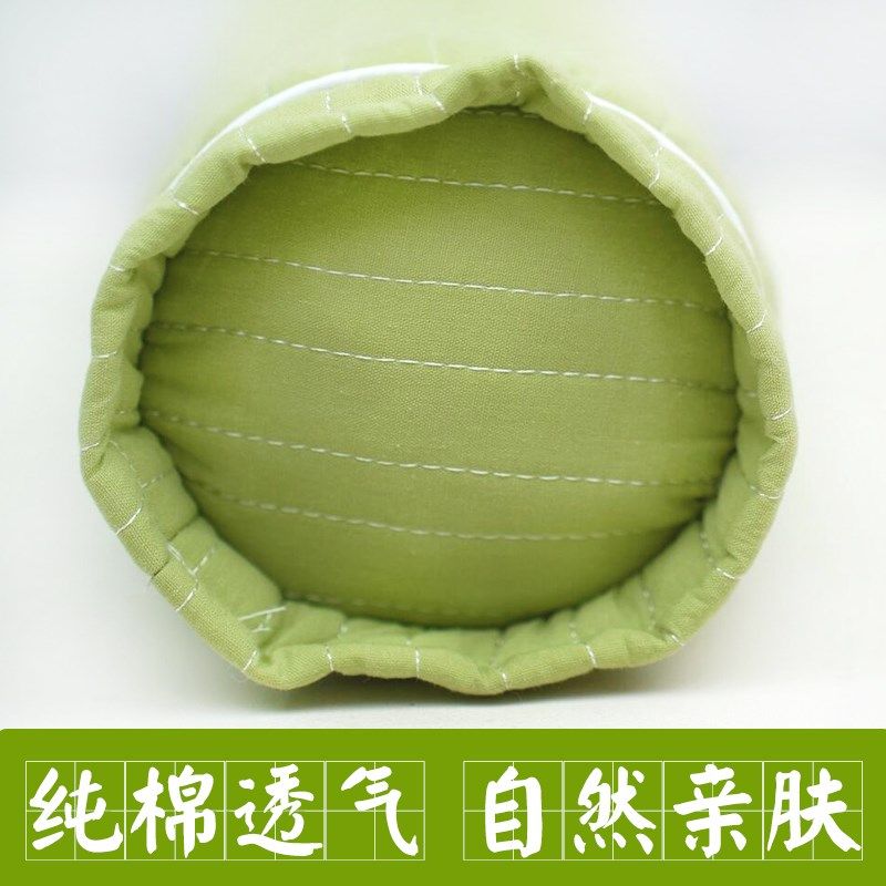 颈椎枕套纯棉绗棉加厚圆柱枕头简约可拆卸中草药决明子花草枕专用,淘宝优惠券,粉丝福利购,淘宝优惠卷
