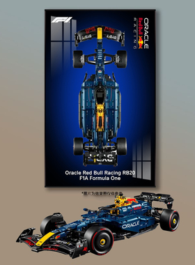 乐高F1积木上墙相框展示板