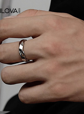 莫比乌斯环戒指男潮高级感