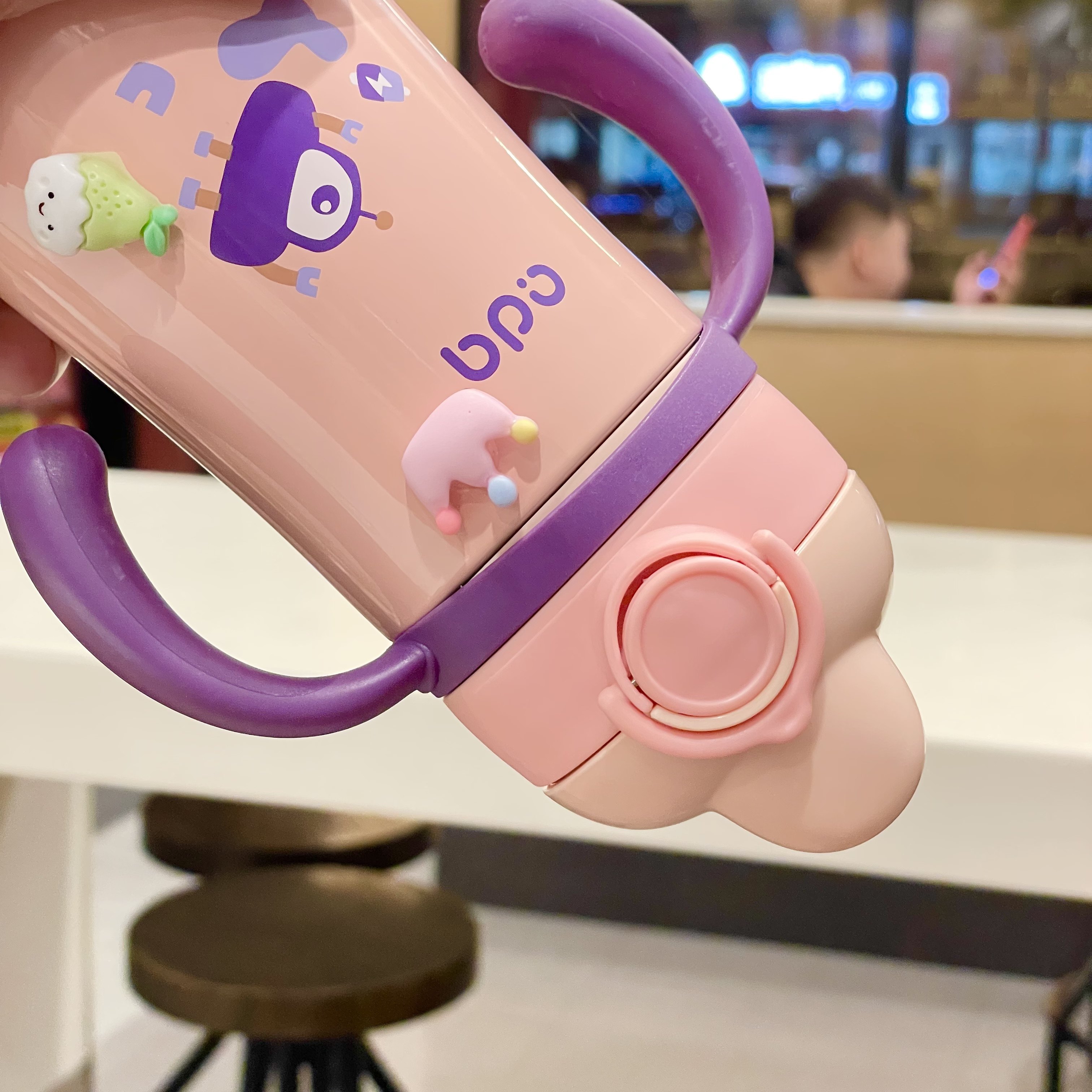 儿童吸管保温杯可爱一岁以上宝宝水杯婴幼儿鸭嘴杯6个月以上奶瓶,淘宝优惠券,粉丝福利购,淘宝优惠卷