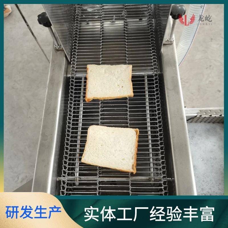 全自动芝士面包片上浆机小型吐司面包裹浆机商用面包片上浆设备 - 图2