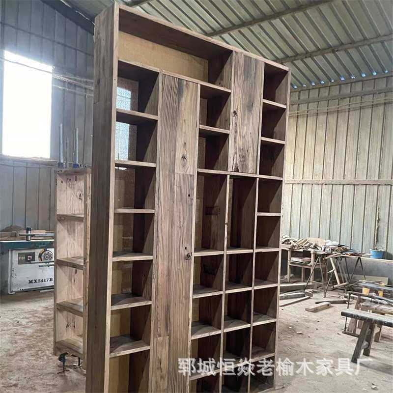 北方老榆木博古架办公茶叶展示柜落地式客厅格子架新中式收纳架,淘宝优惠券,粉丝福利购,淘宝优惠卷
