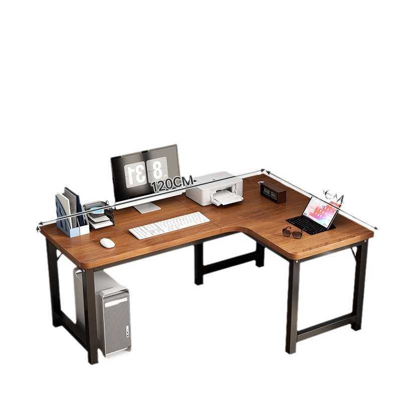 电脑桌台式转角电竞双人家用书桌书架组合卧室写字台L型办公桌子,淘宝优惠券,粉丝福利购,淘宝优惠卷