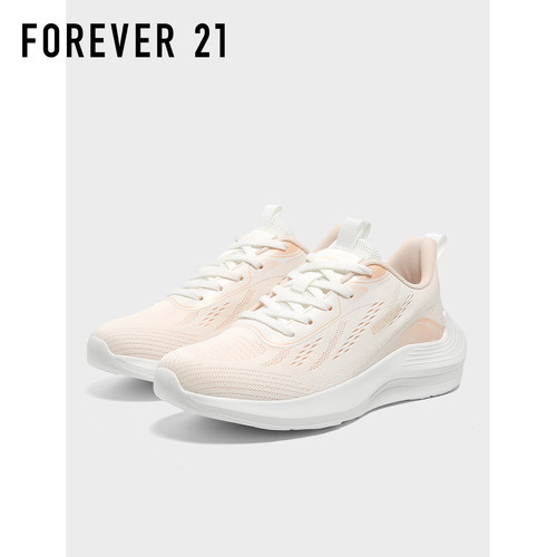 F21飞织鞋女2026新款春季厚底百搭轻便耐磨舒适不累脚跑步运动鞋 - 图1