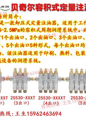 BIJUR南京贝奇尔SJM型容积式定量注油器25530油排油路分配器22954