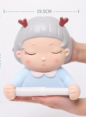 免打孔卡通动物创意家居装饰卷纸架卫生间纸巾盒壁挂厕所纸巾支架