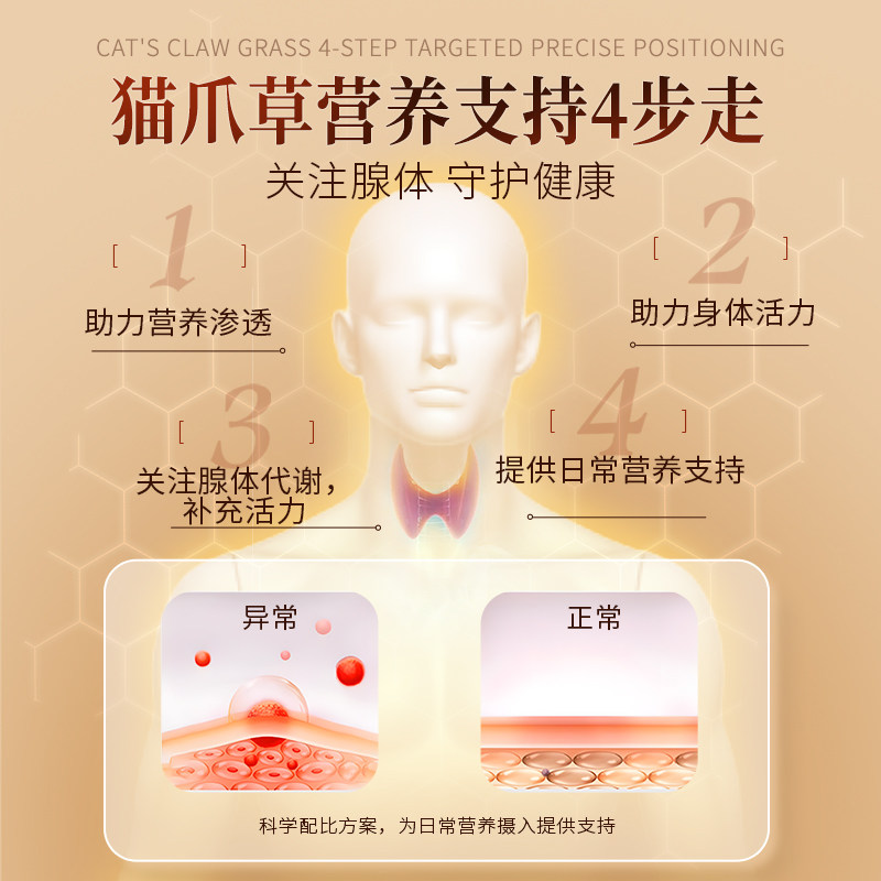 Hsuia甲舒灵甲腺硒片桥本补硒甲状腺猫爪草有机硒锌富硒元素胶囊