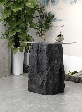 仿真石头桌脚桌腿底座定