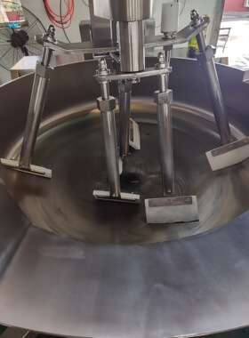商用六爪底料行星炒锅多头搅拌炒酱锅大型全自动中央厨房炒菜机