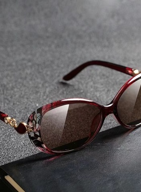 水滴款天然水晶石头太阳镜