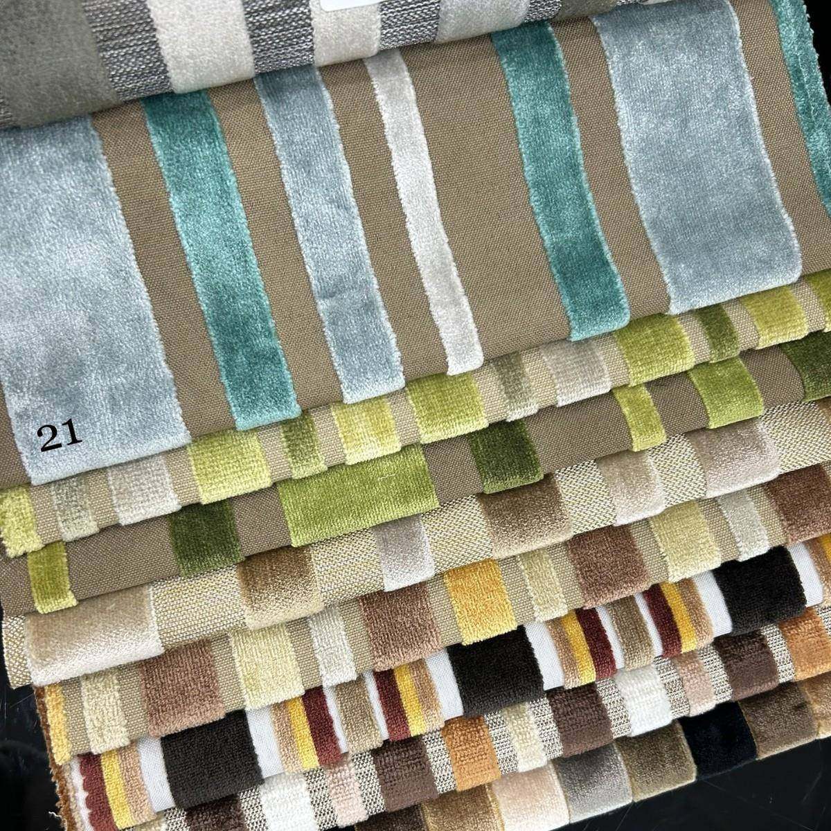 门幅140cm割绒双色深蓝色浅蓝色多色蓝绿宽条纹条子沙发布抱枕布,淘宝优惠券,粉丝福利购,淘宝优惠卷