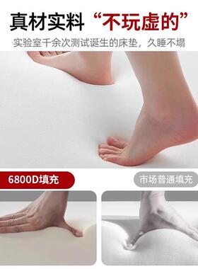 乳胶床垫租房家用打地铺睡垫学生宿舍软垫榻榻米床垫子1米8×2米