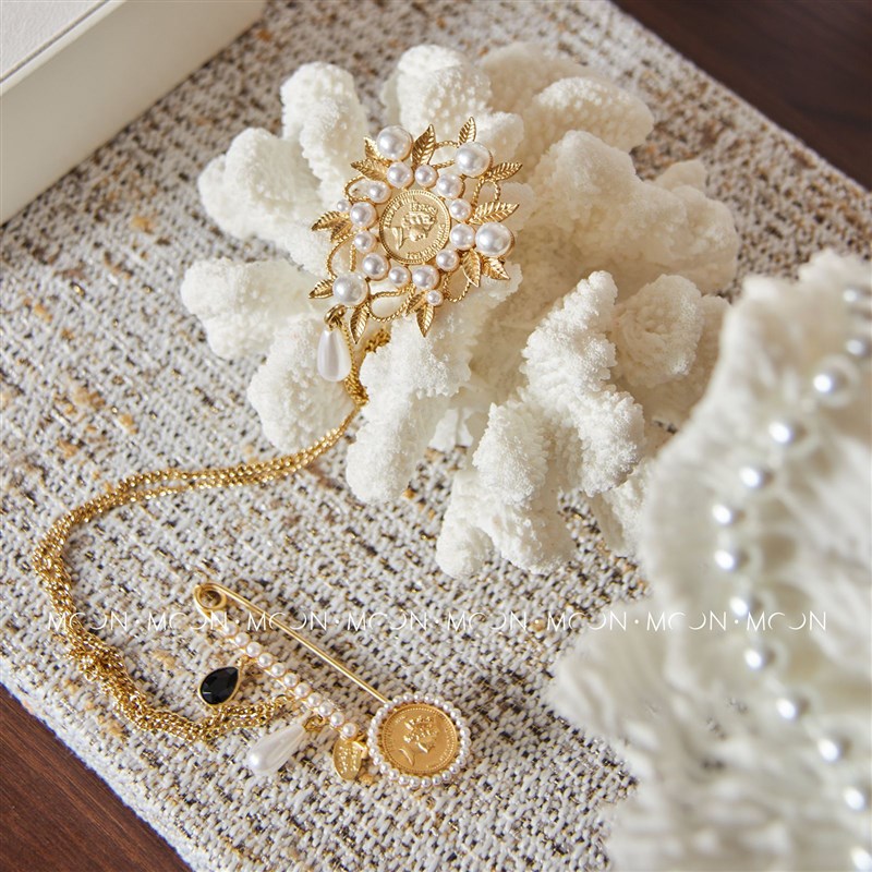 MOON慕空间样板房衣帽间梳妆台摆件小珊瑚售楼处软装饰品摆设道具 - 图1