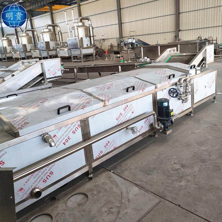 商用菠菜杀青护色机 蔬菜漂烫杀青流水线 食用菌木耳热烫预煮设备,淘宝优惠券,粉丝福利购,淘宝优惠卷