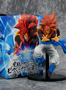 优质版七龙珠动漫周边GT战斗形态超四悟空贝吉塔模型模型机箱摆件