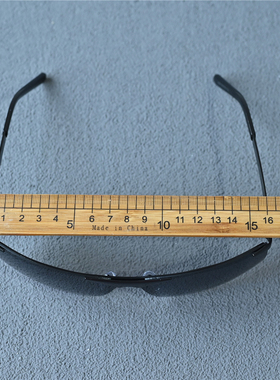 160mm超宽男士偏光太阳镜商务运动墨镜无框防晒黑色胖子加宽超大