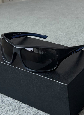 黑色男士户外运动墨镜女款太阳镜防紫外线开车专用眼镜防风沙